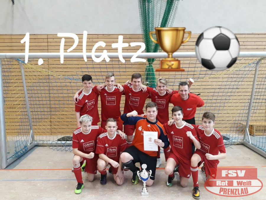 FSV Rot-Weiß Prenzlau C2-Junioren gewinnen Energiepokal 